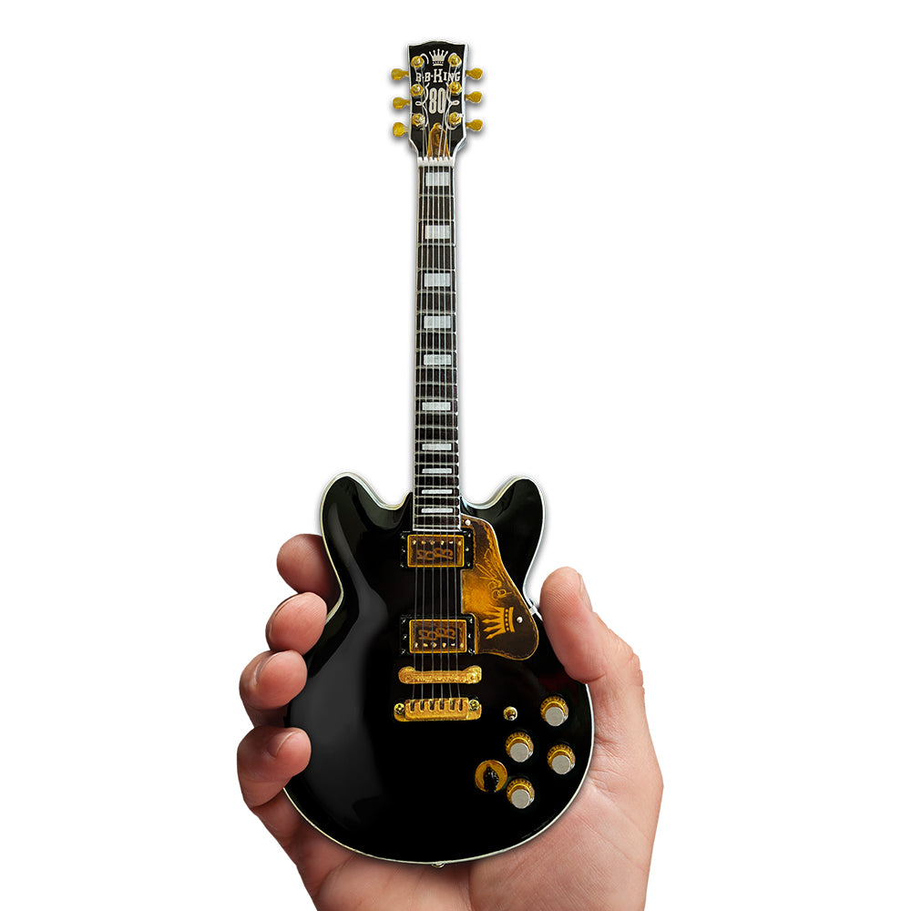 Axe Heaven BB King Gibson ES-345 80th Birthday Lucille Miniature Guitar Model