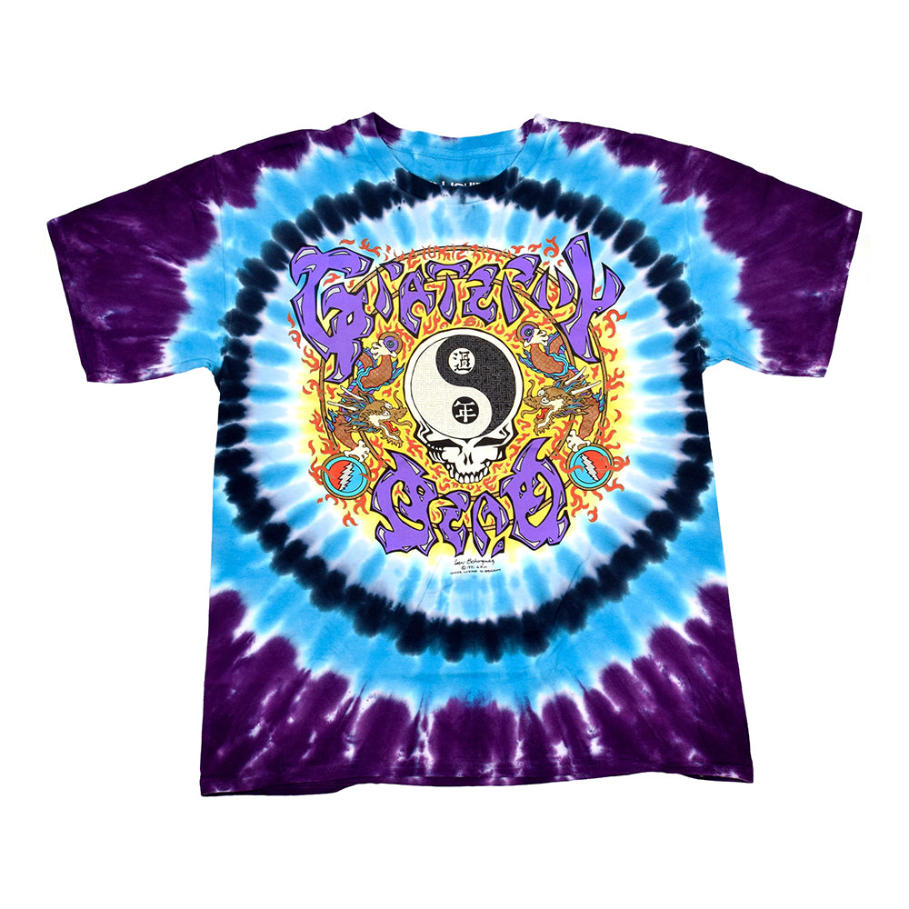 ▼ Grateful Dead taidai T shirt ▼ Vintage Printed Tie Dye Rock T-shirt - 