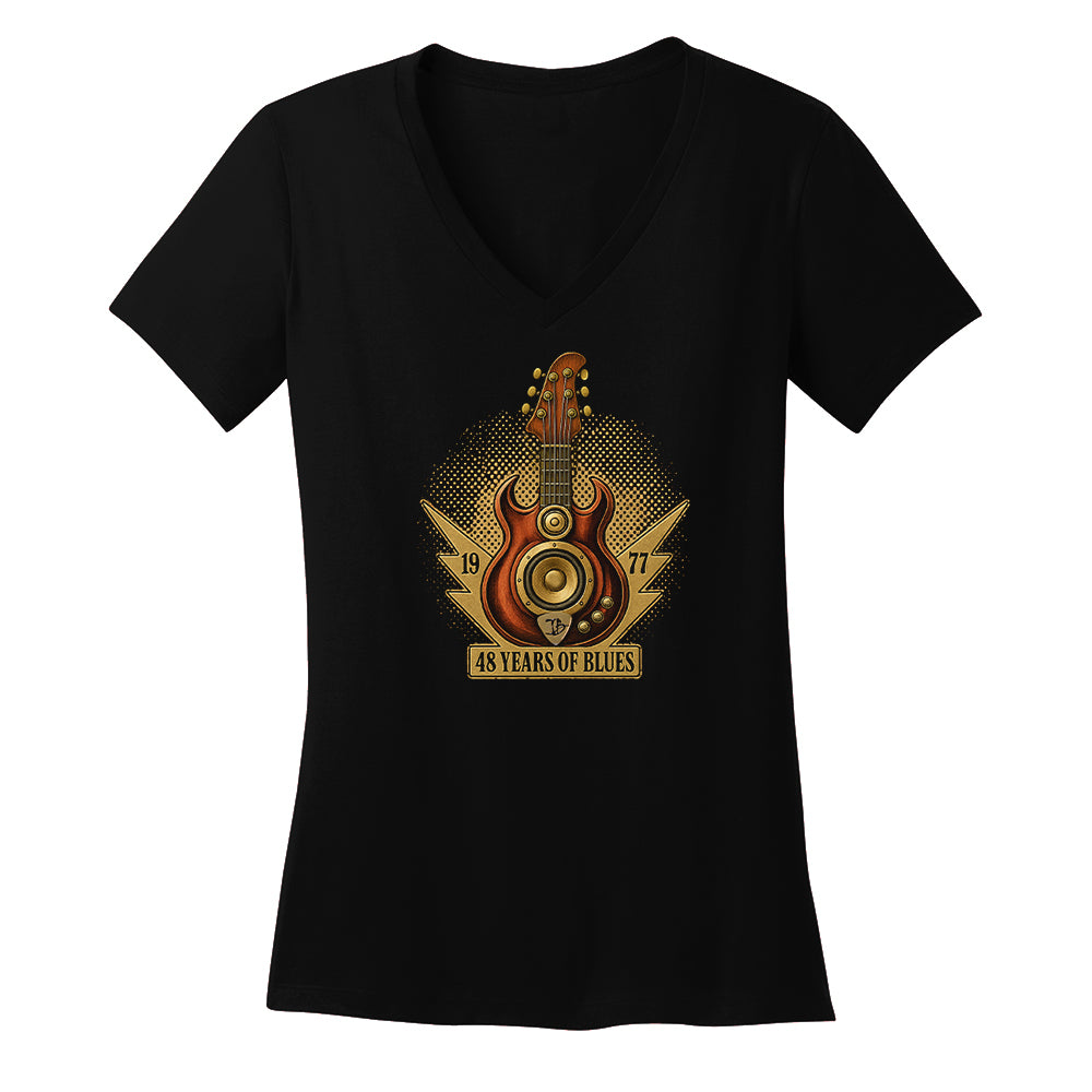 48 Years of Blues V-Neck (Women)