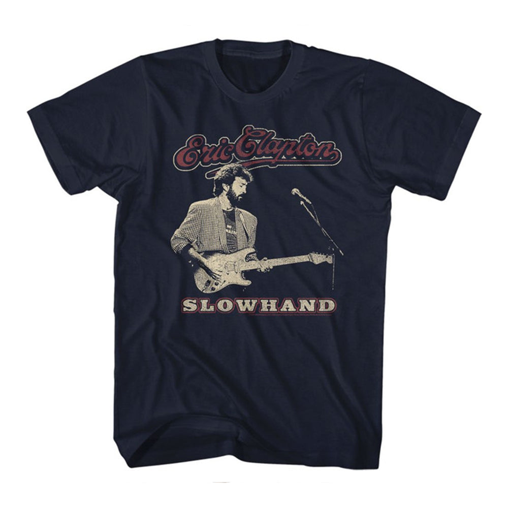 Eric Clapton - Slowhand Navy T-Shirt (Men)