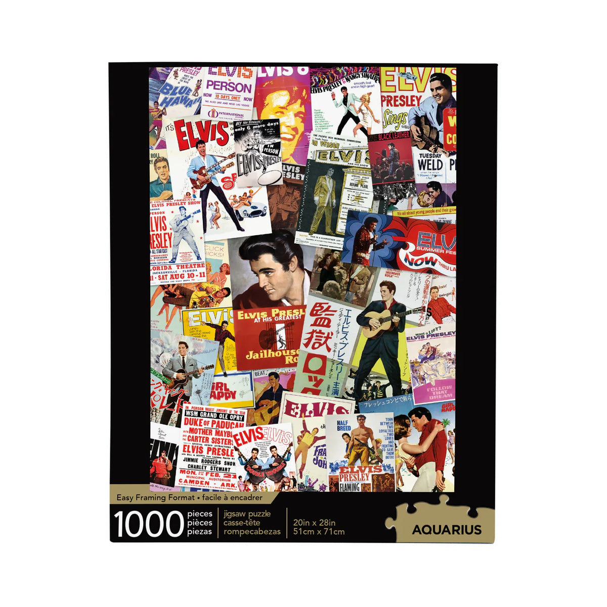 Elvis Movie Poster Collage Puzzle