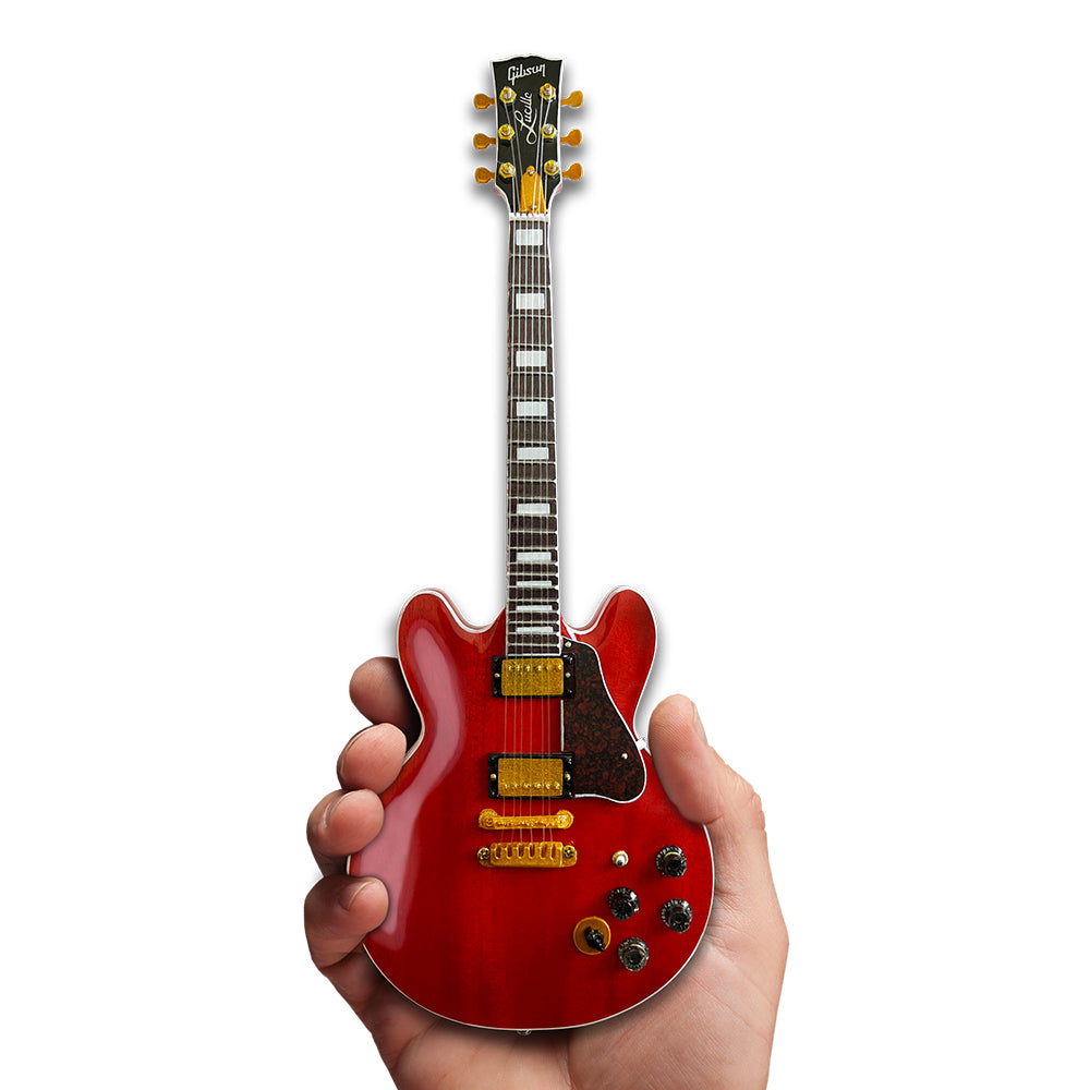 Axe Heaven BB King Gibson ES-355 Lucille Cherry Miniature Guitar Model