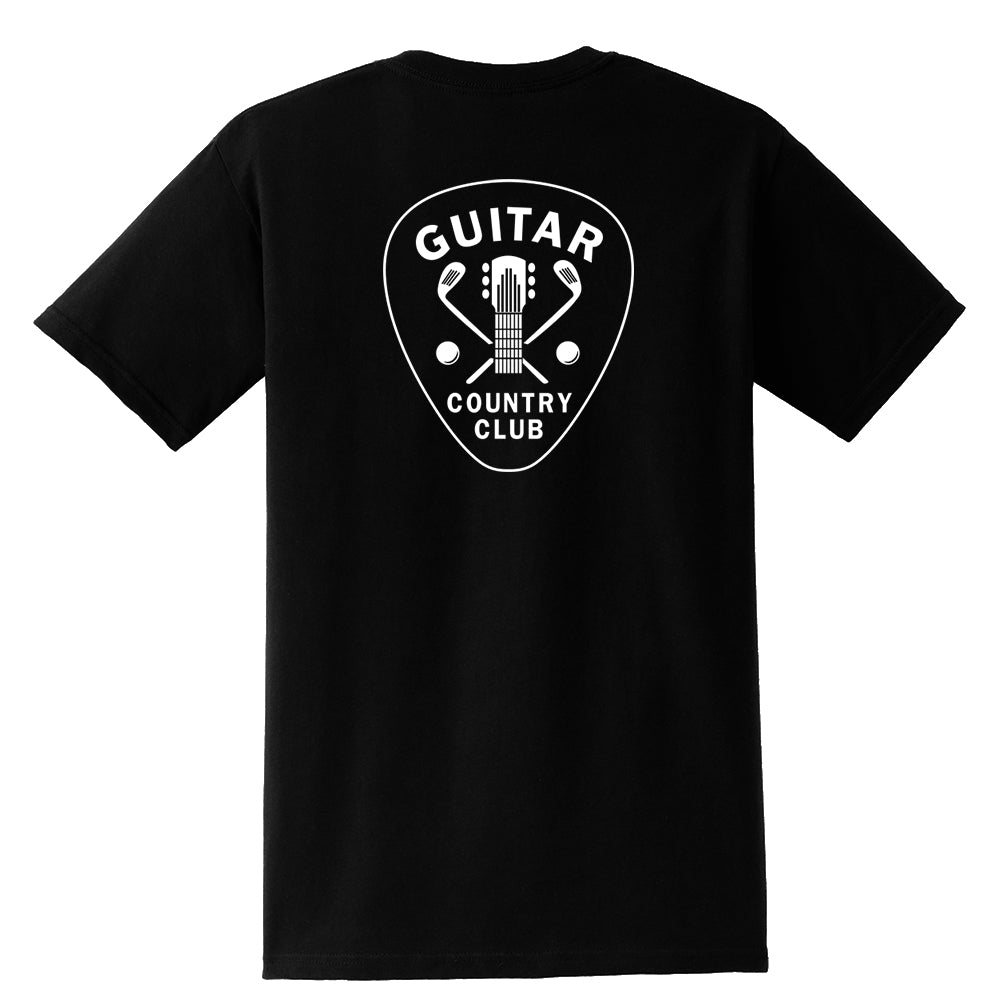 Pick Guitar Country Club Pocket T-Shirt (Unisex)