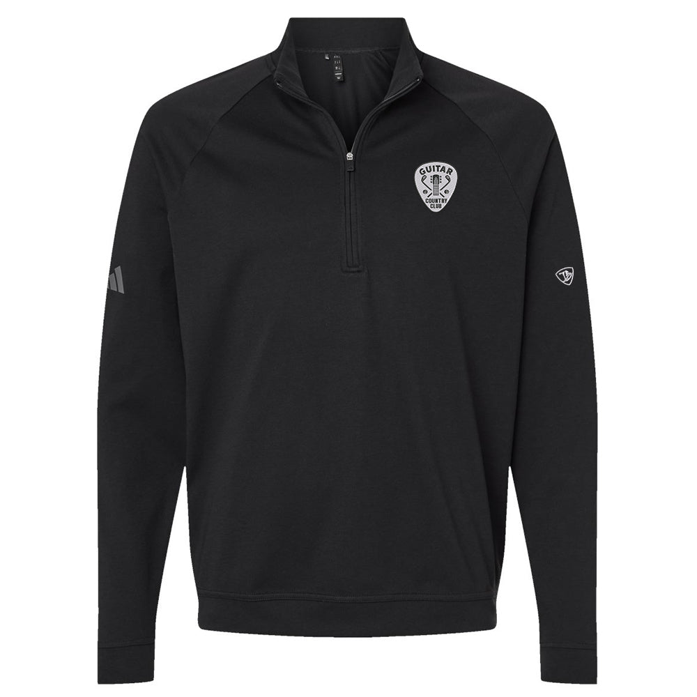 Pick Guitar Country Club Adidas Quarter-Zip Pullover (Men)
