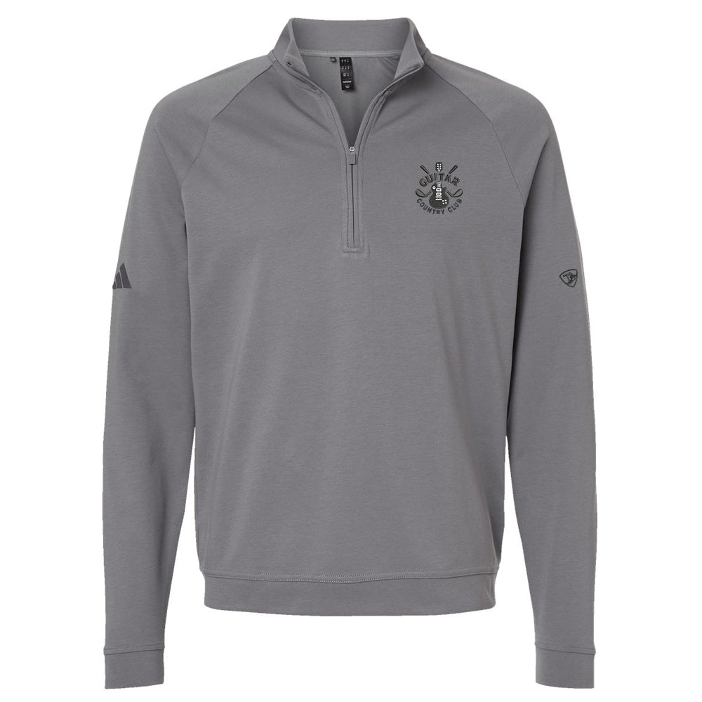 Guitar Country Club Crest Adidas Quarter-Zip Pullover (Men)