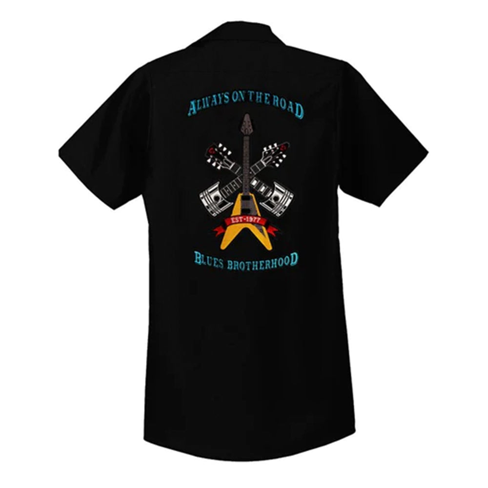 Always on the Road Back Patch - Dickies Short Sleeve Work Shirt (Men)