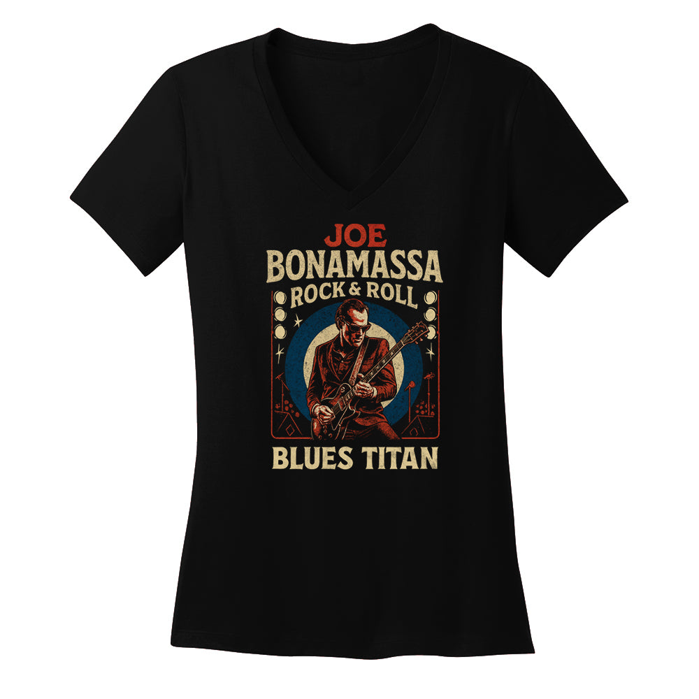 Blues Titan Rock & Roll V-Neck (Women)