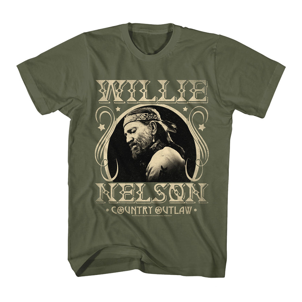 Willie Nelson - Country Outlaw T-Shirt (Men)