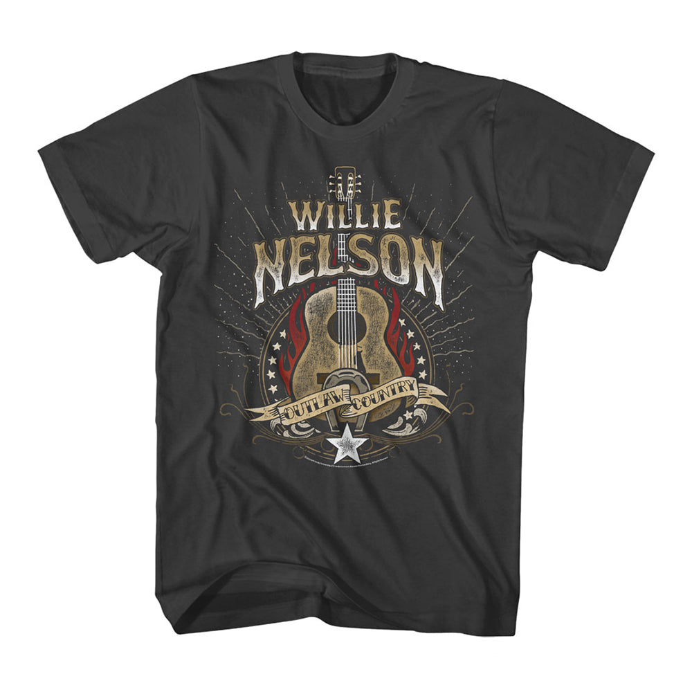 Willie Nelson - Outlaw Guitar T-Shirt (Men)