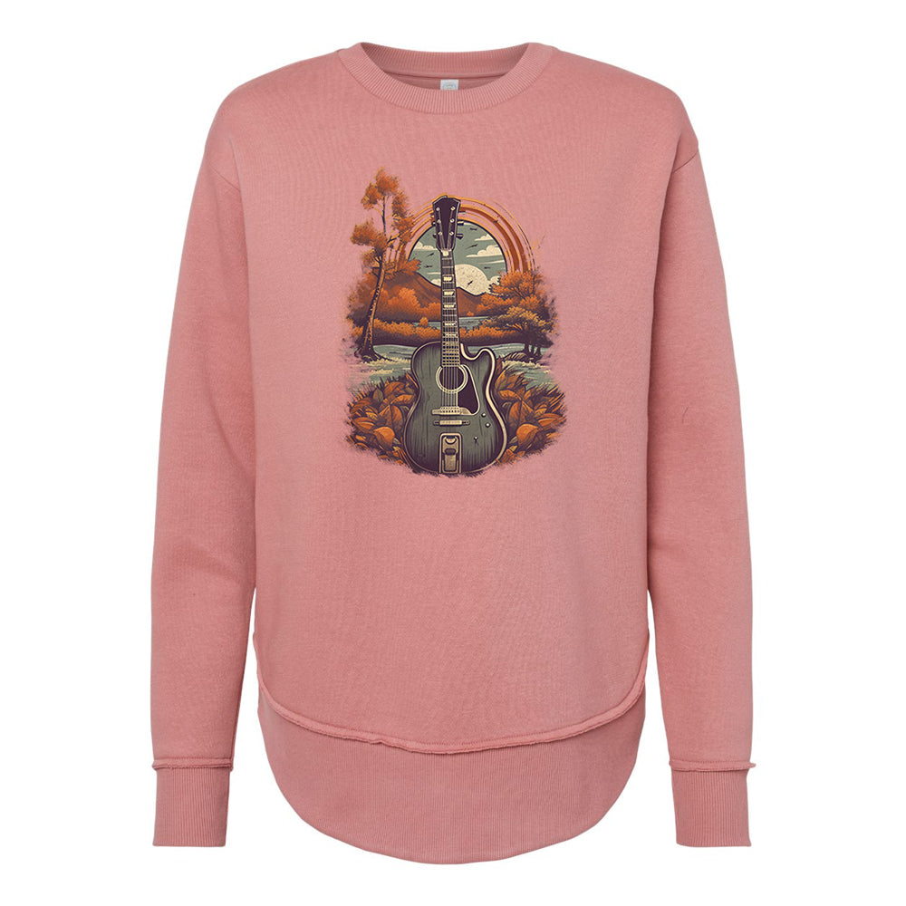 Acoustic Autumn Weekend Fleece Crewneck (Women)
