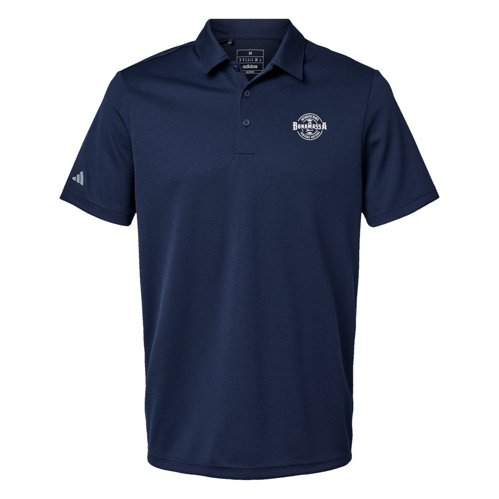 Authentic Blues Adidas Micro Pique Polo (Men)