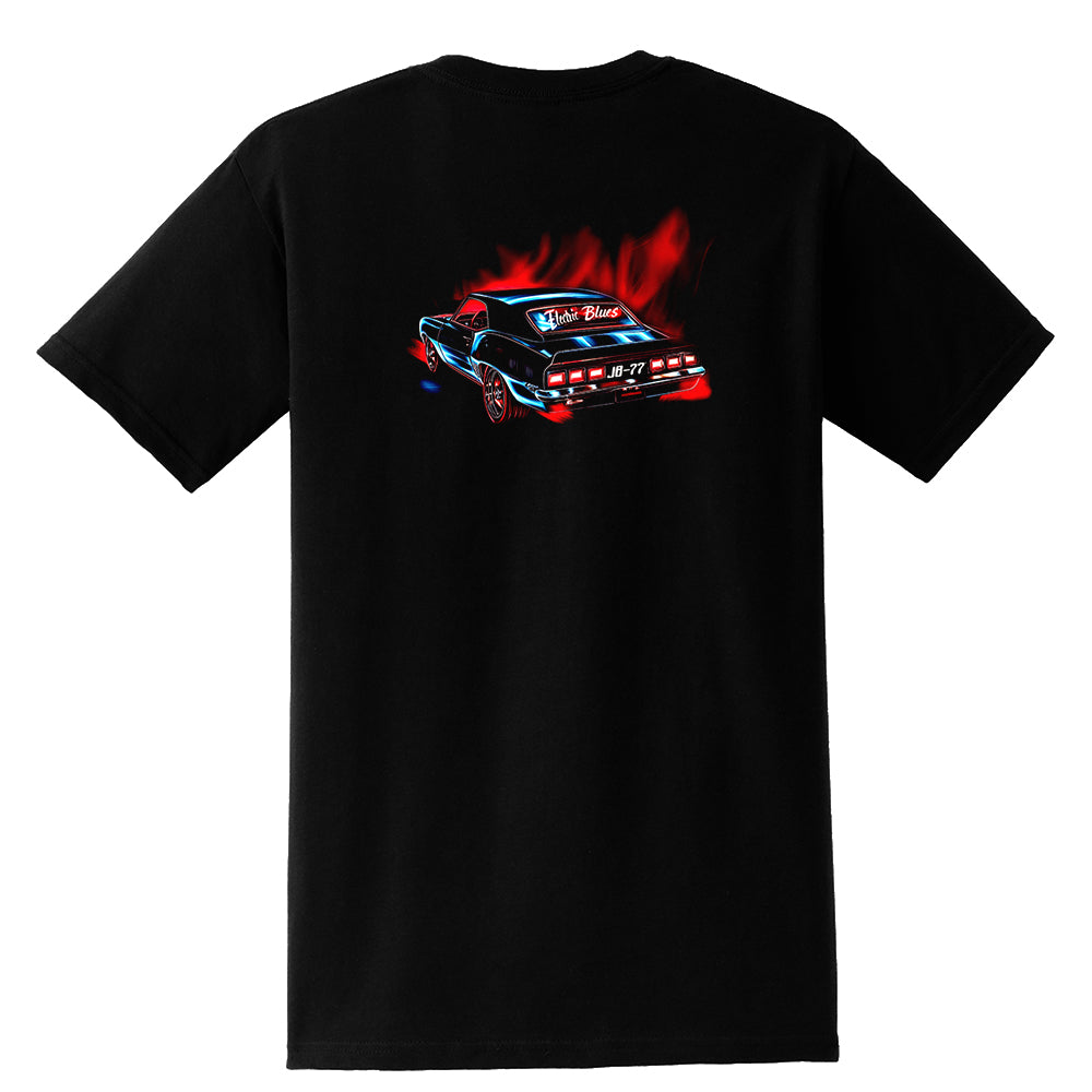 Blues In Overdrive Pocket T-Shirt (Unisex)