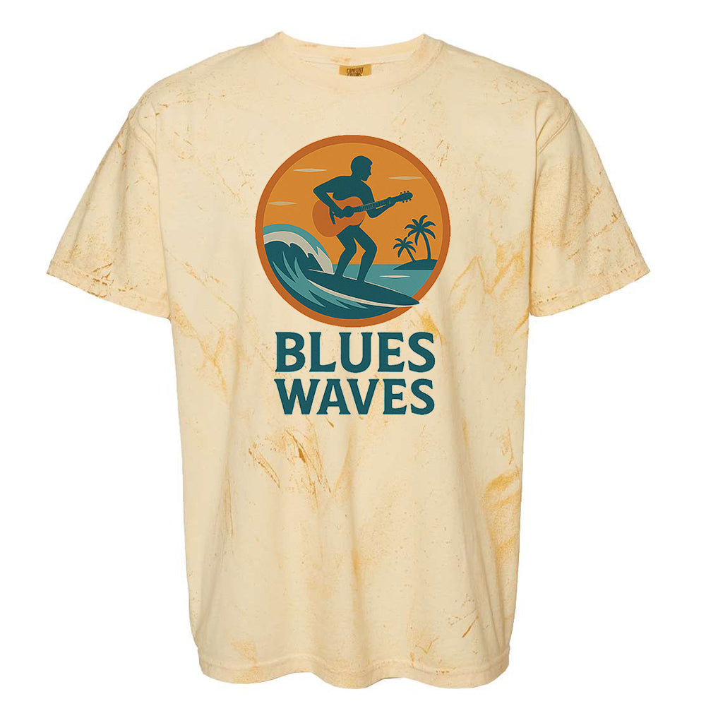 Blues Waves Comfort Colors Blast Tee (Unisex)