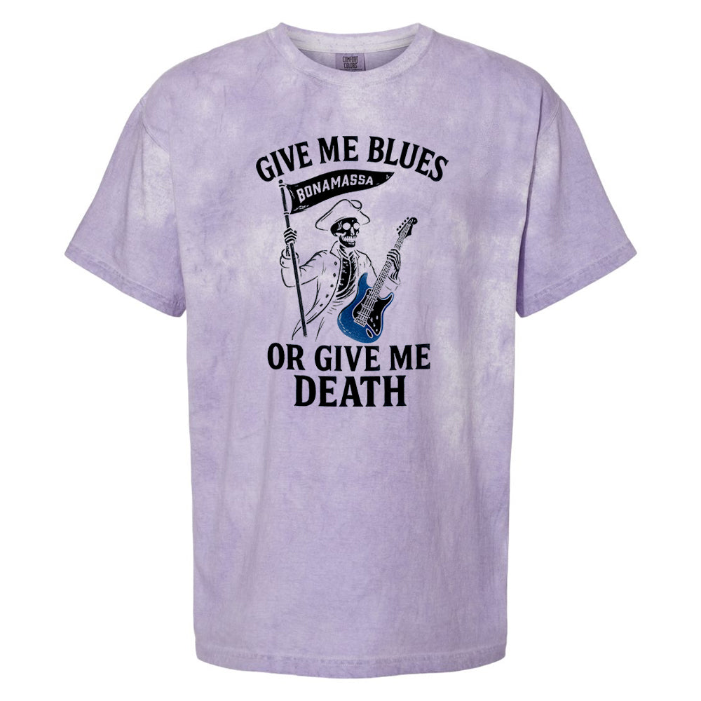 Give Me Blues Or Give Me Death Comfort Colors Blast Tee (Unisex)