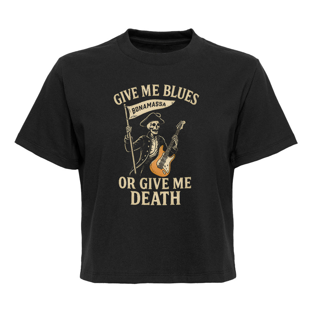 Give Me Blues Or Give Me Death Boxy T-Shirt (Women)