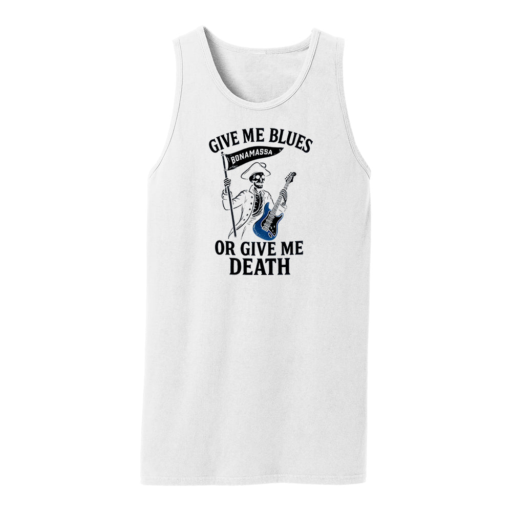 Give Me Blues Or Give Me Death Beach Wash Tank (Men)