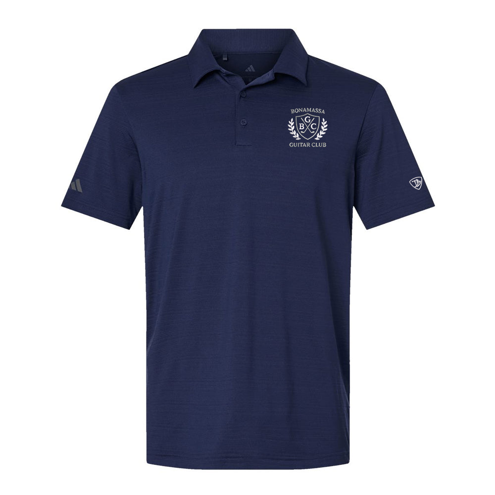 Bonamassa Guitar Club Adidas Textured Stripe Polo (Men)
