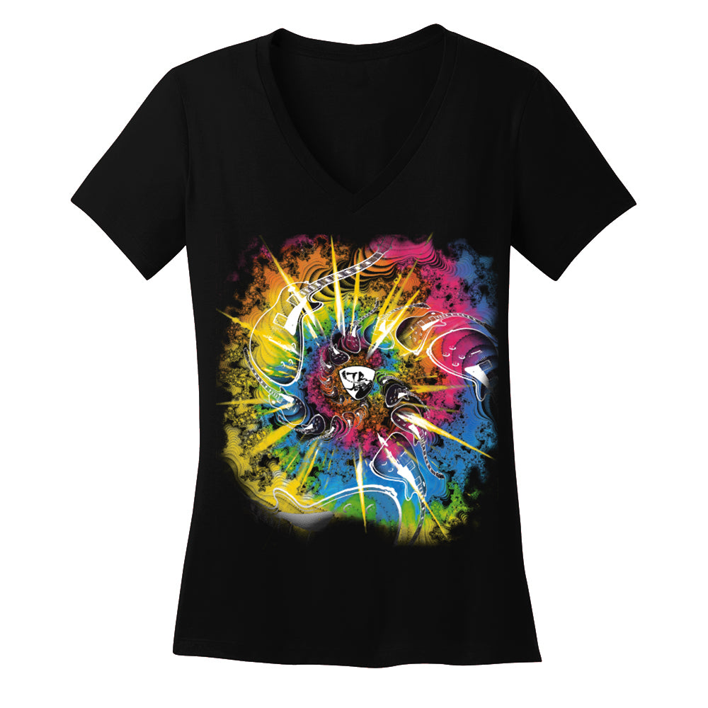 Guitar Trippin' V-Neck (Women)