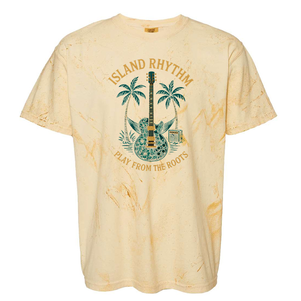 Island Rhythm Play From The Roots Comfort Colors Blast Tee (Unisex)