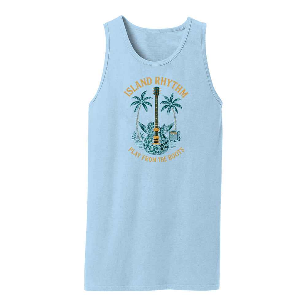 Island Rhythm Play From The Roots Beach Wash Tank (Men)