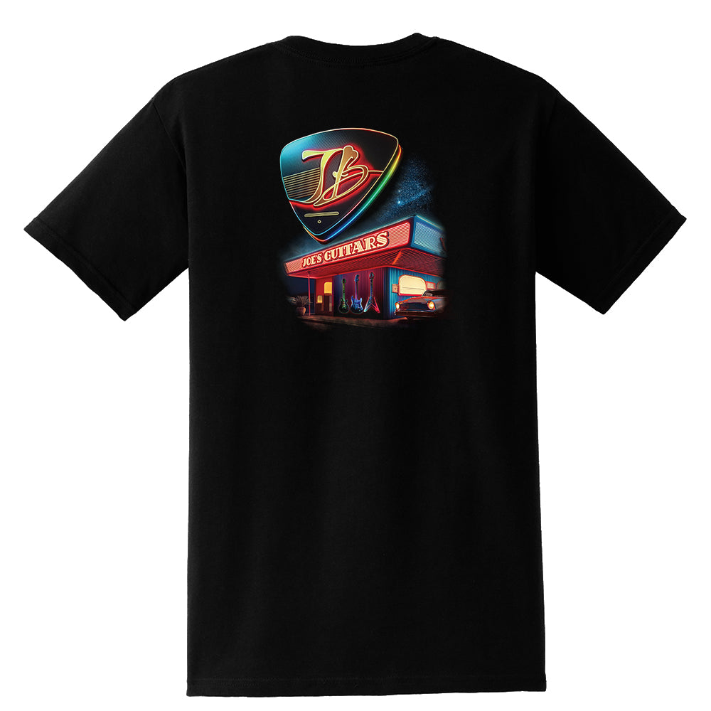 Joe's Guitars Neon Diner Pocket T-Shirt (Unisex)