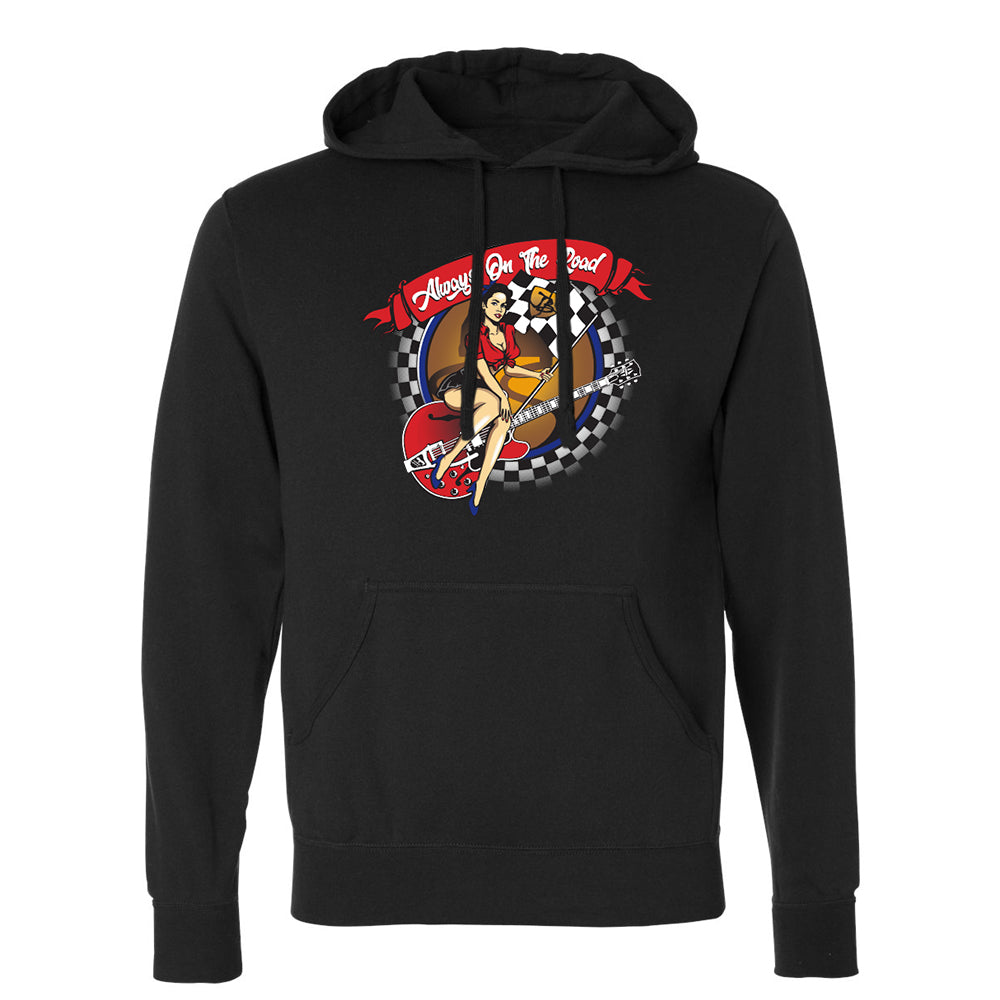 Lucky Lady of Blues Pullover Hoodie (Unisex)