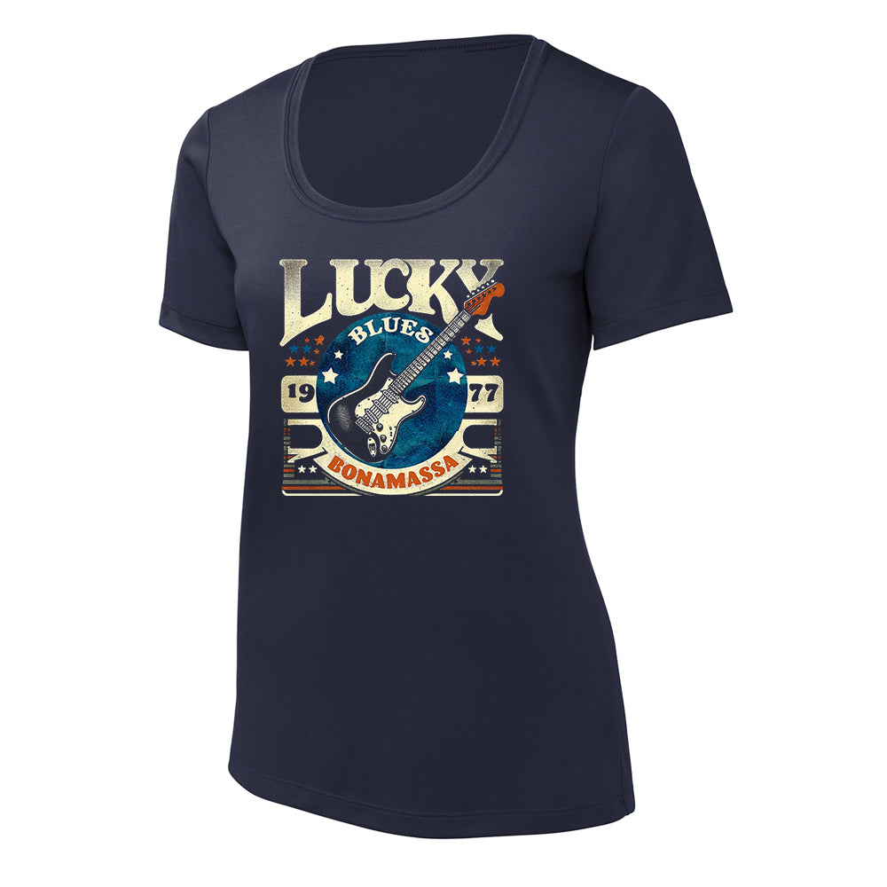 Lucky Blues UV Pro Scoop Neck T-Shirt (Women)