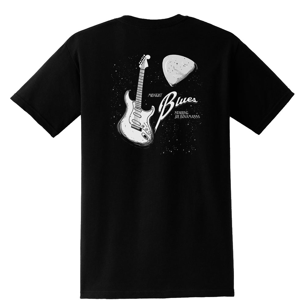 Midnight Blues Starring JB Pocket T-Shirt (Unisex)