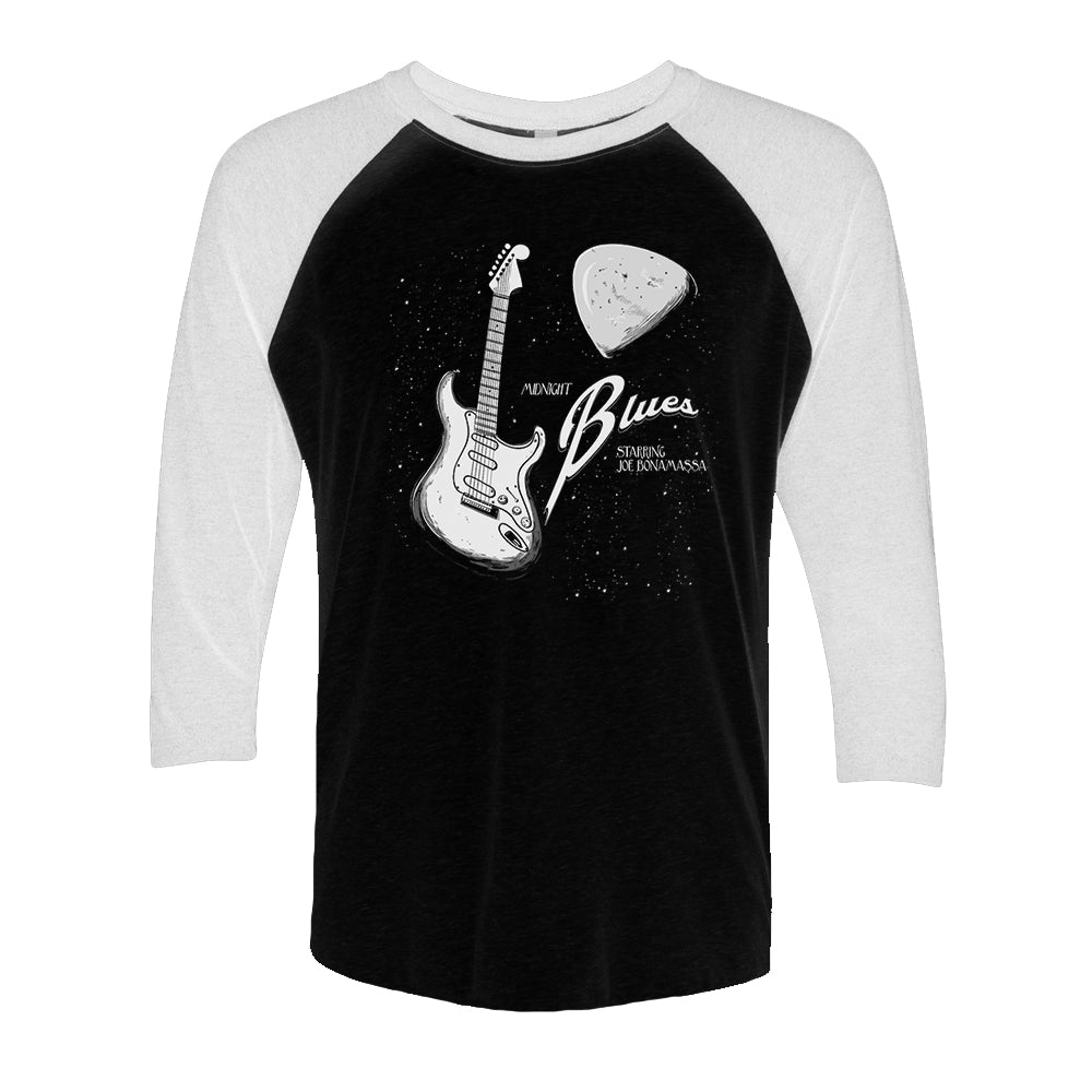 Midnight Blues Starring JB 3/4 Sleeve T-Shirt (Unisex)