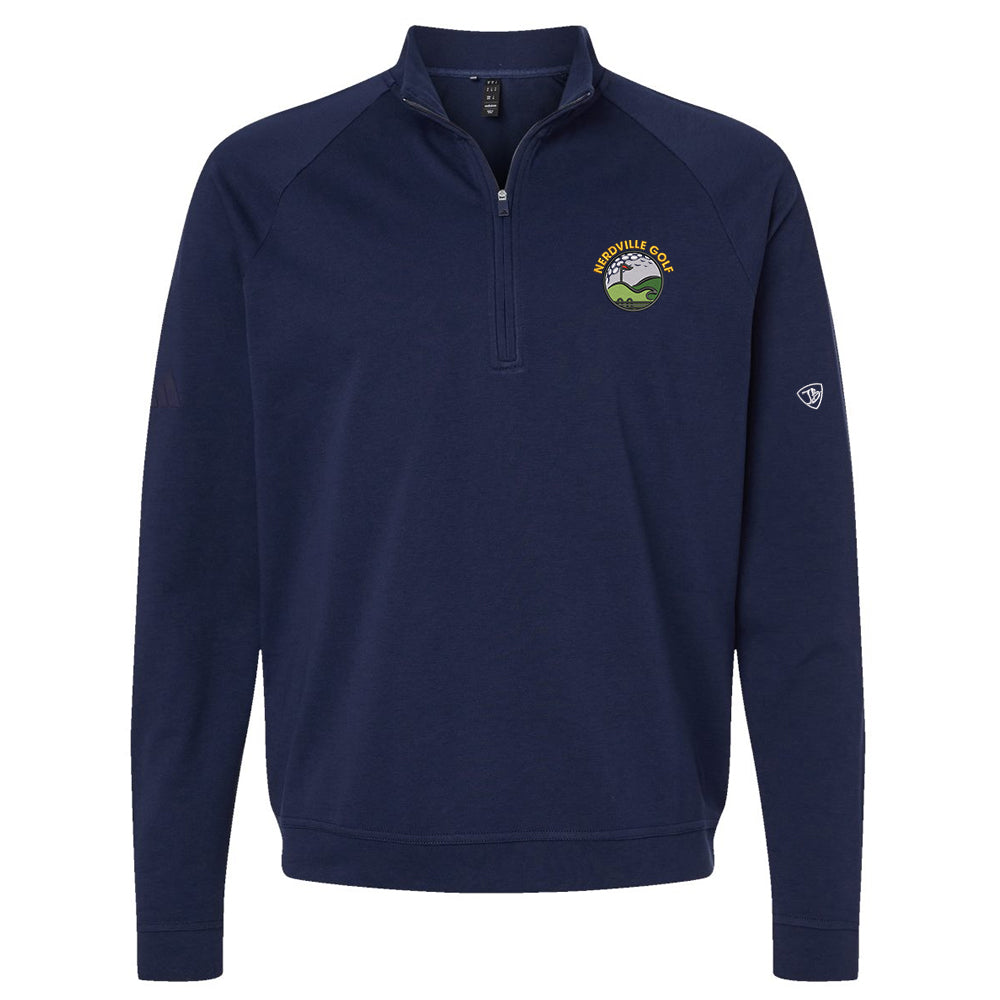 Nerdville Golf Adidas Quarter-Zip Pullover (Men)