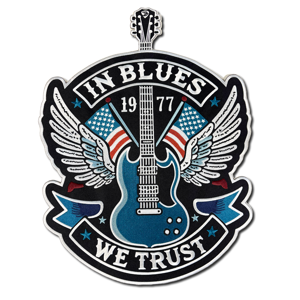 In Blues We Trust SG Guitar Patch