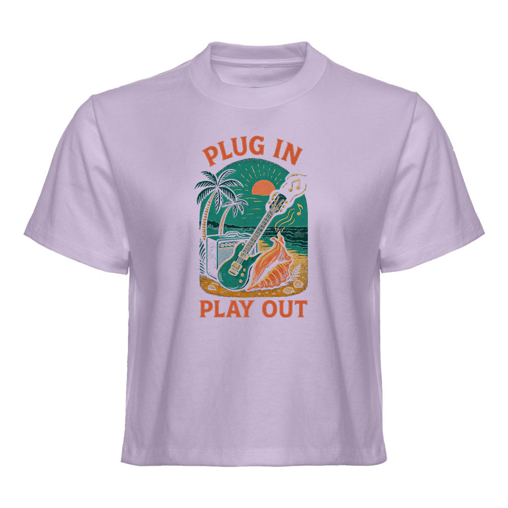 Plug In Play Out Boxy T-Shirt (Women)