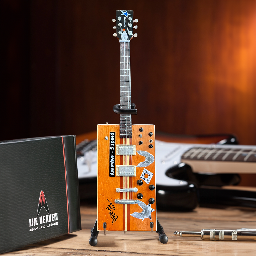 Axe Heaven Miniature Bo Diddley Signature Turbo 5-speed Kinman Custom Guitar