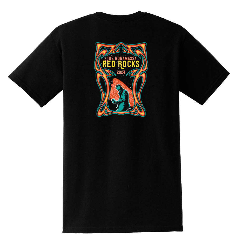 2024 Retro Red Rocks Pocket T-Shirt (Unisex)