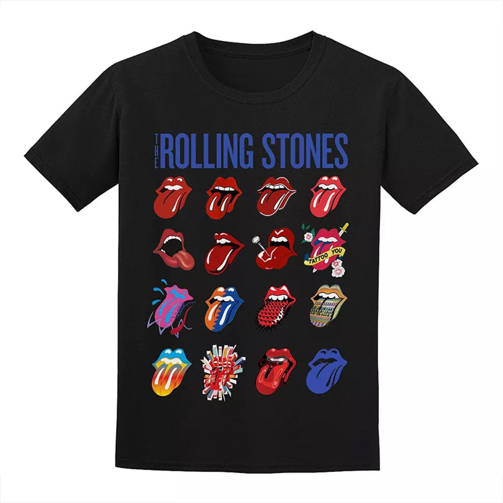 The Rolling Stones - Logo Evolution T-Shirt (Unisex)