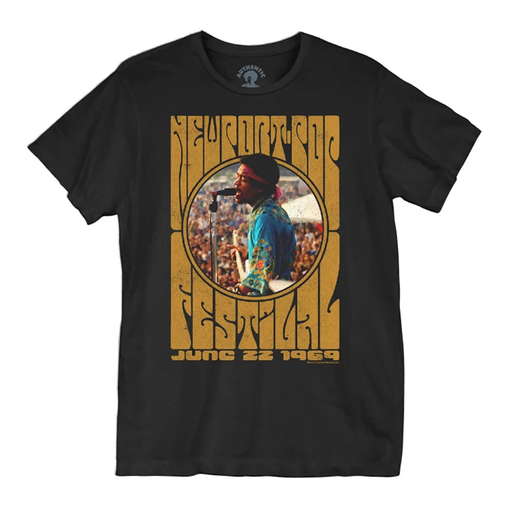 Jimi Hendrix - Newport Pop T-Shirt (Men)