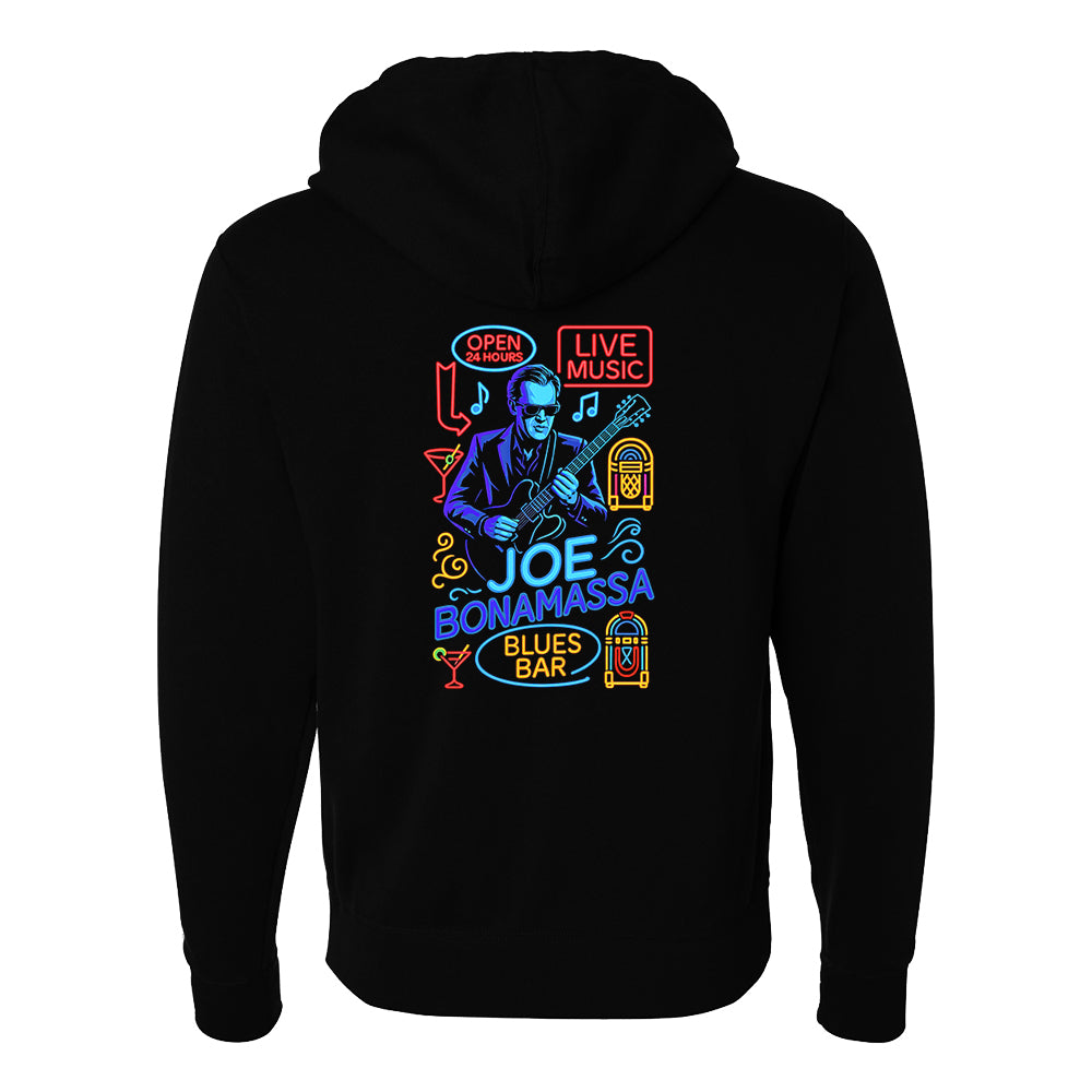Soho Blues Zip-Up Hoodie (Unisex)