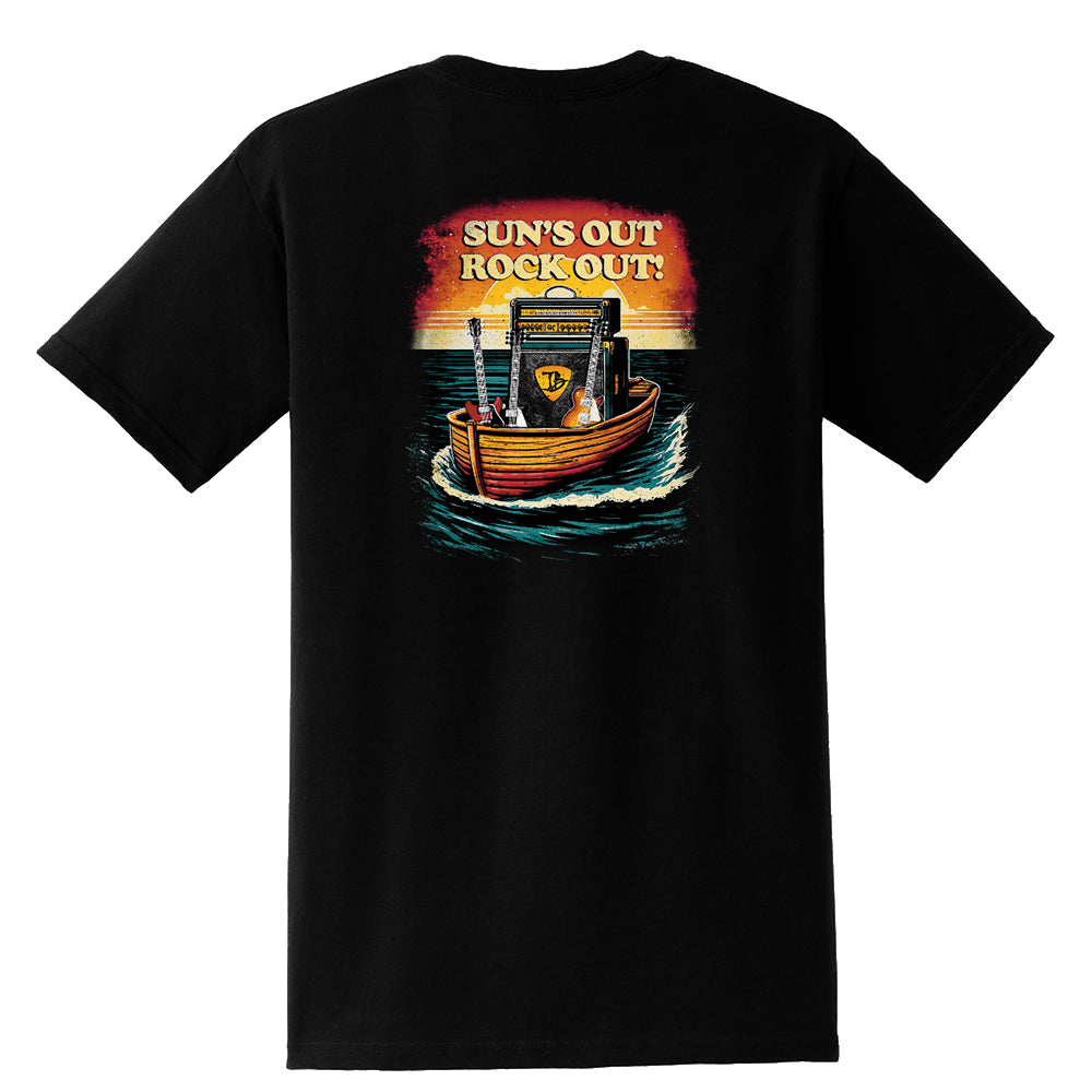 Sun's Out Rock Out Pocket T-Shirt (Unisex)