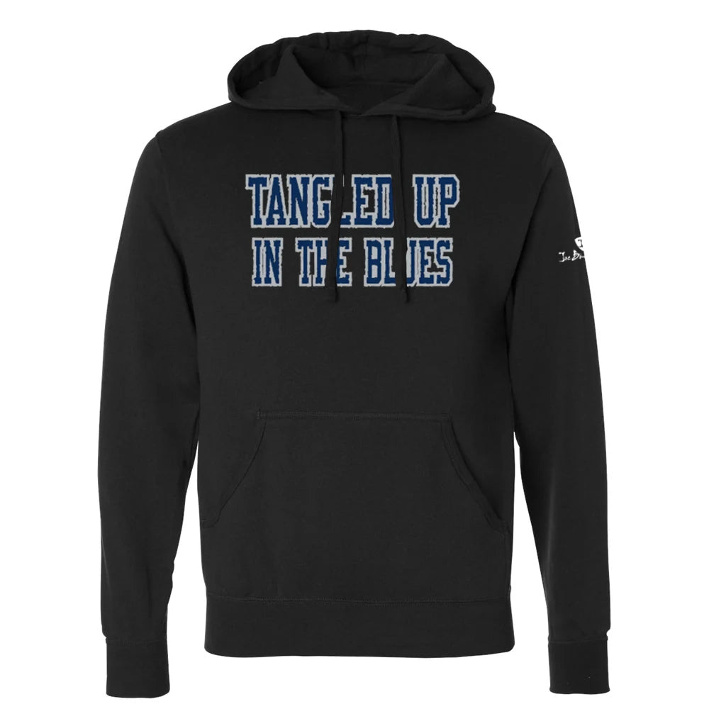 Tangled Up in the Blues Applique Pullover Hoodie