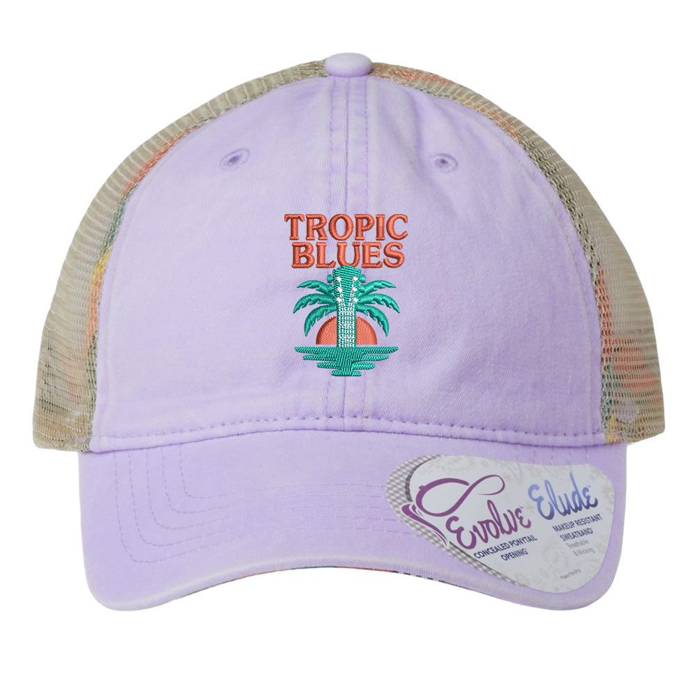 Tropic Blues Washed Mess Hat (Women)