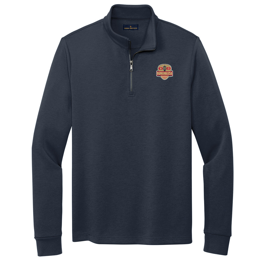 Gold Vintage Pick Brooks Brothers Double Knit 1/4 Zip (Men)