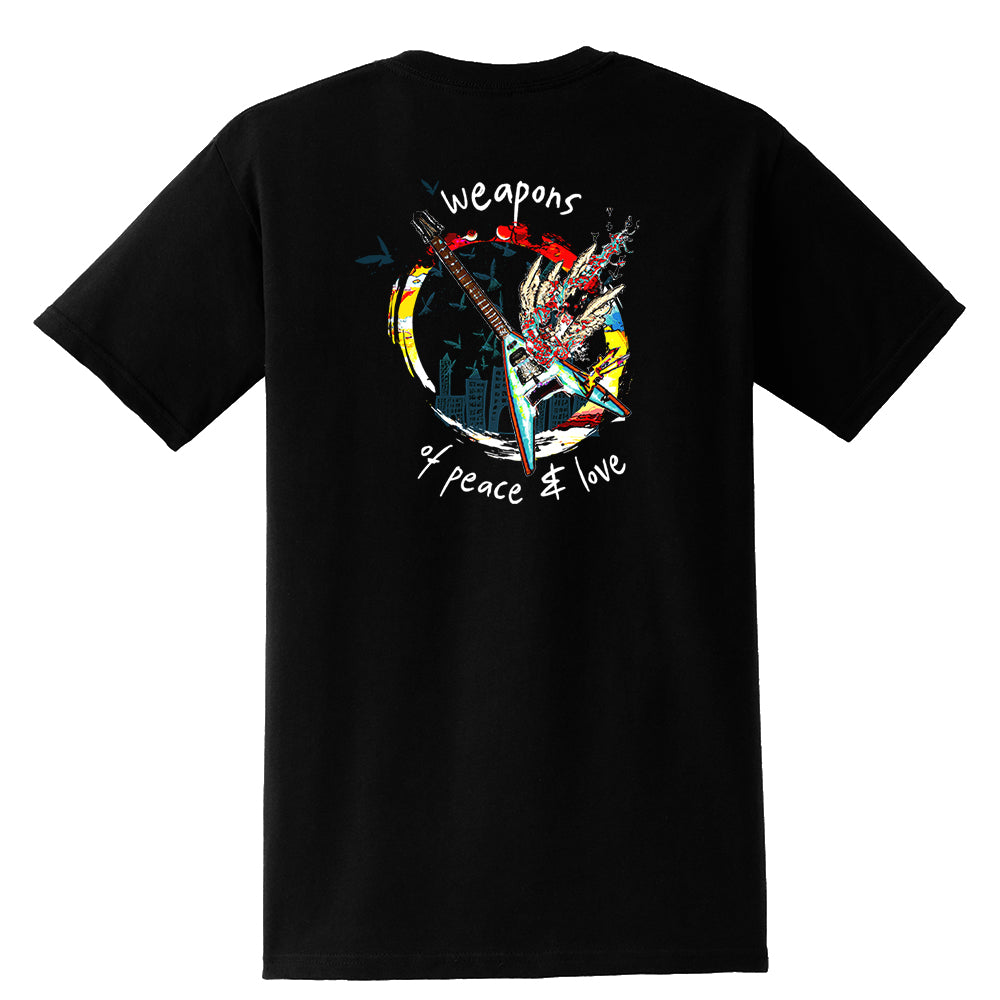Weapons of Love and Peace Pocket T-Shirt (Unisex)