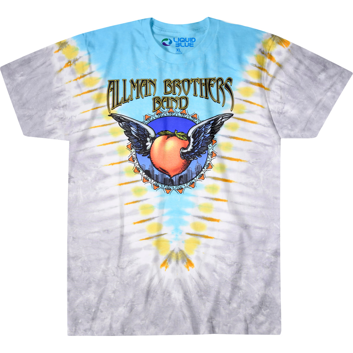 Allman Brothers - Flying Peach Tie Dye T-Shirt (Men)