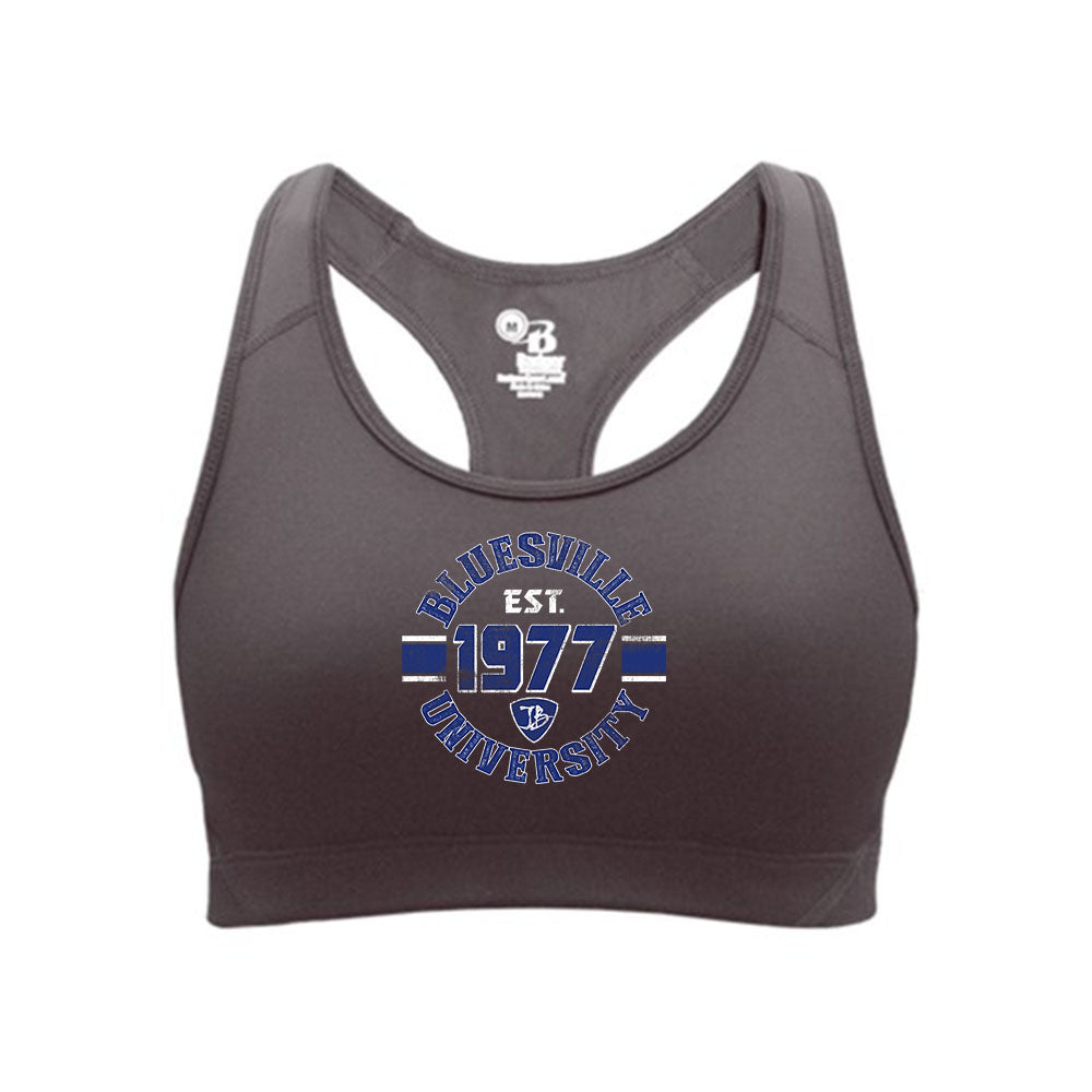 Bluesville University Shield Sports Bra (Women)