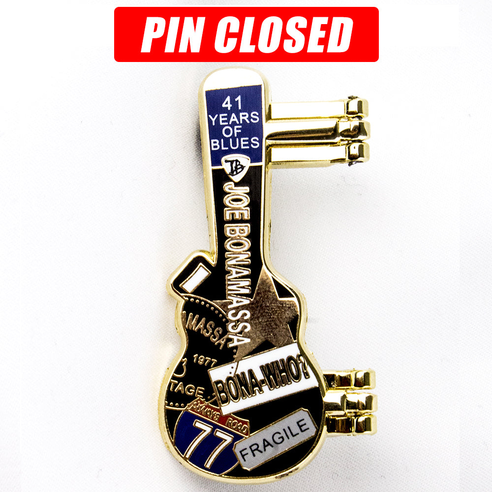 2018 Joe Bonamassa 41 Years of Blues Pin - Les Paul Guitar Case