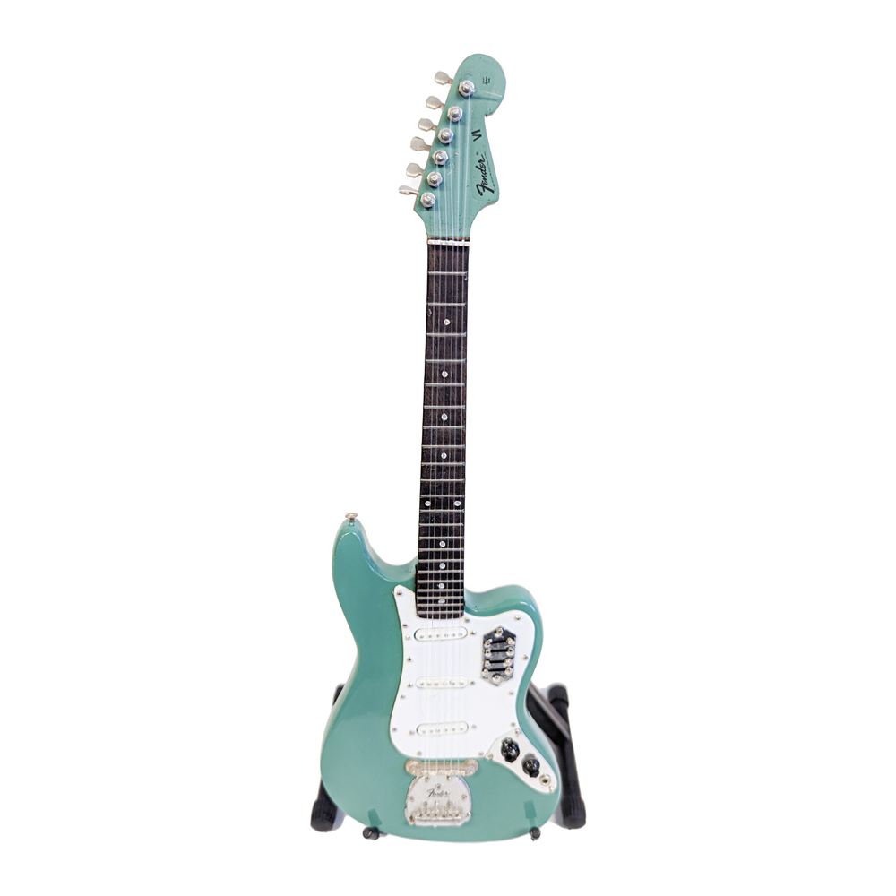 Joe Bonamassa Signature 1965 Fender Bass VI Miniature Guitar Replica Collectible