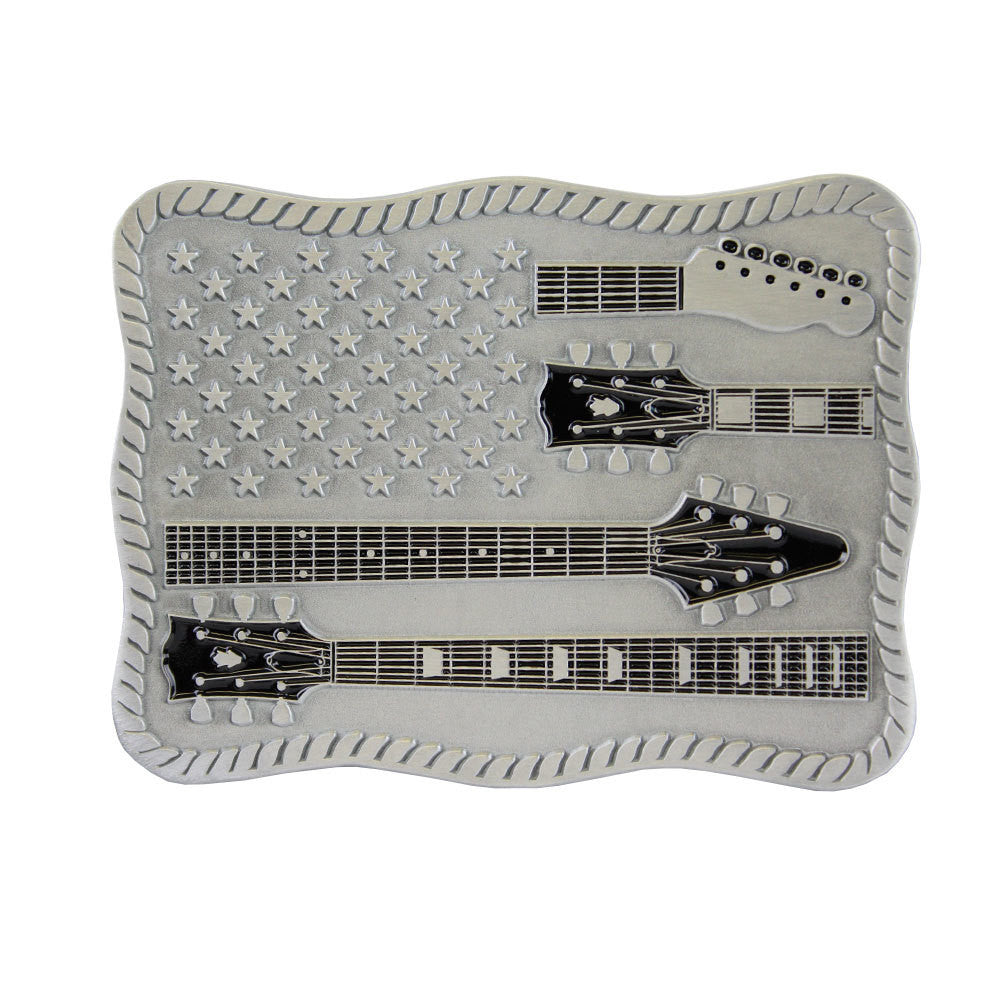 Stars & Guitars Belt Buckle