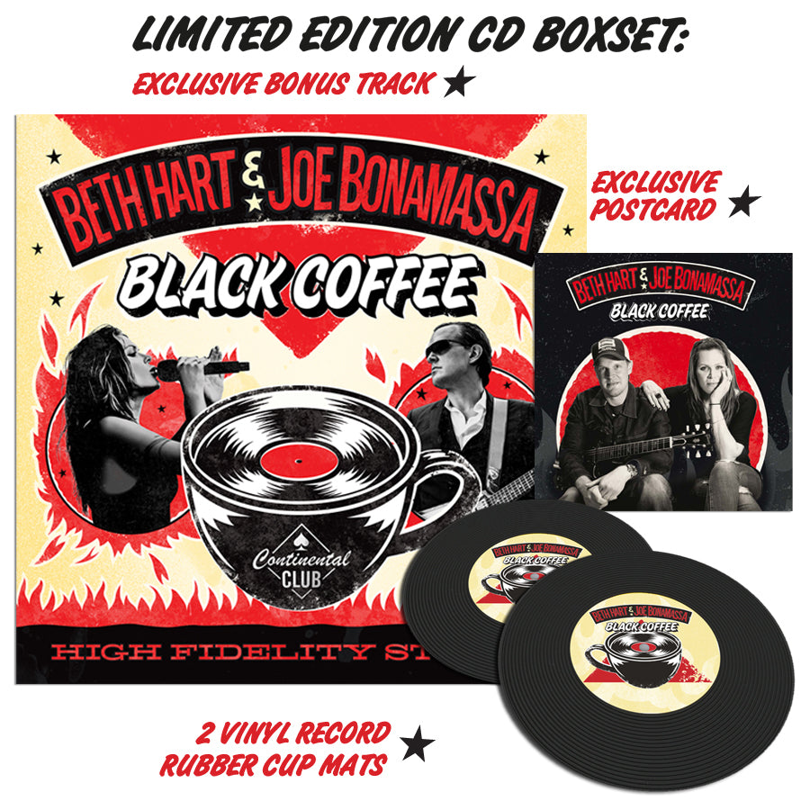 Beth Hart & Joe Bonamassa: Black Coffee – Limited Edition CD & Coaster Set (Released 2018)