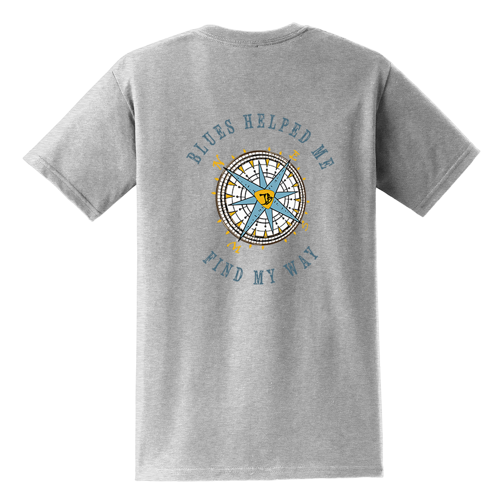 Blues Helped Me Find My Way Pocket T-Shirt (Unisex)