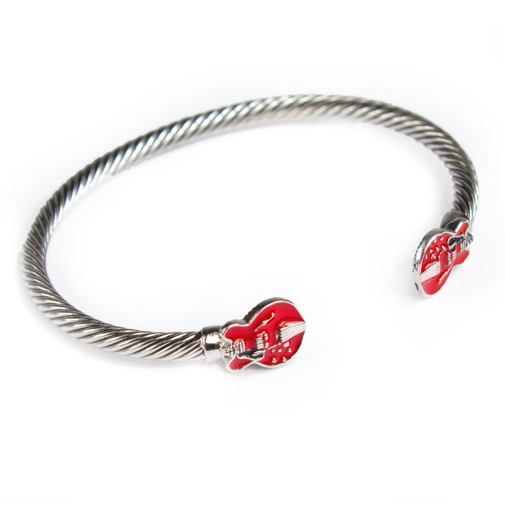 Bona-Fide Red ES Guitar Open Bangle